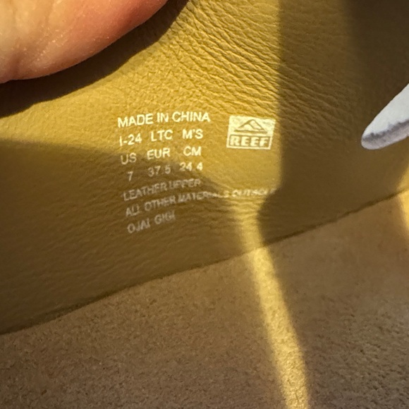 Reef Beige Double Strap Platform Sandals - Picture 6 of 6